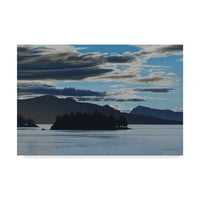Zaštitni znak likovna umjetnost 'Haida Gwaii Evening Shore' platno umjetnost Ron Parker