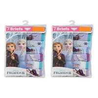 Disney Frozen Princess Girls Kratko donje rublje 14-paket, veličine 4-8