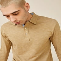 Besplatna montaža muške teksturirane dres košulje