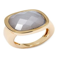 Scoop Women's 14K zlatni labradoritni prsten