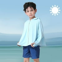 Ljetna odjeća za dječake i djevojčice s dugim rukavima, zaštita od sunca, vanjski prozračni lagani kaput, lagana odjeća s klima uređajem