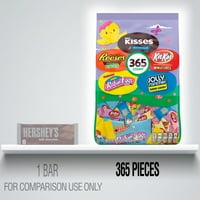 Hershey Kisses, Kit Kat, Reese's, Mini Robin Eggs, Jolly Rancher, Assorted Uskrs Candy, 102. Oz