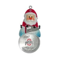 Topperscot by Boelter Brands NCAA Santa Snow Globe Ornament, Sveučilište Syracuse Orange