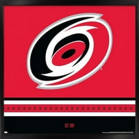 Carolina Hurricanes - zidni poster s logotipom, 14.725 22.375