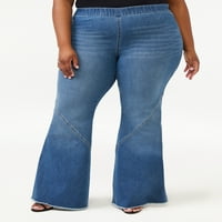 Sofia Jeans by Sofia Vergara Women Plus Size Melisa High Rise Super Flare Povuci na trapericama