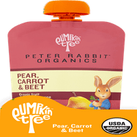 Peter Rabbit Pear, mrkva i repa organski pire, 4. Oz mališani zalogaj