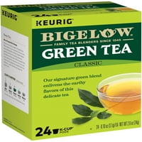 Bigelow Green Tea, Keurig K-Cup čajne mahune, broji