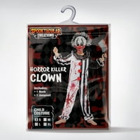 Sablasne kreacije kostim klauna ubojice za dječaka koji krvari za zabave za Noć vještica zastrašujuća tematska zabava