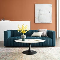 Kauč s presvlakom od Runaste tkanine u azurnoj boji