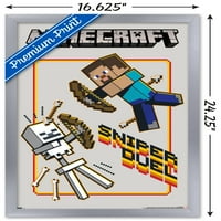 Minecraft - Snajperski zidni plakat, 14.725 22.375