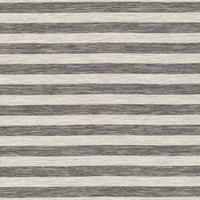 Umjetnički tkalci Hurley Svijetlo siva 5'3 7'3 vikendica prugastog pravokutnika prostirka prostirka