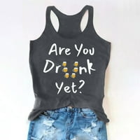 Viktorijanske Ženske majice za piće bez rukava za odrasle djevojke, ljetne zabavne majice na plaži s grafičkim printom, prsluk s