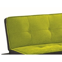 Podesivi kauč od flanelske tkanine, zelena-boja:Zelena