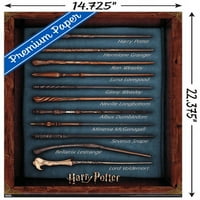 Čarobni svijet: Hari Potter - zidni poster s čarobnim štapićima, 14.725 22.375