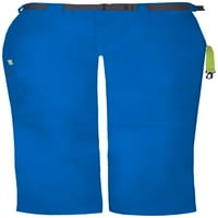 Muške teretne hlače s patentnim zatvaračem sprijeda s ravnim nogavicama i remenom