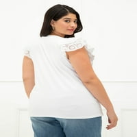 Elementi majice za rukave za žensku veličinu majice