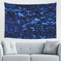 Nebesko plava tapiserija za spavaću sobu, tapiserija estetskog zidnog dekora za dnevni boravak, dekor spavaonice 60 40