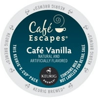 Cafe Escapes Cafe Vanilla, K-CUP dio za Keurig Brewers