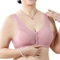 ženska Bralette veličine plus s punim pokrivanjem, ružičasta, 42