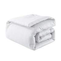 Novi Sega Home Textiles Teen Senior Solid Print Polyester Comforter Set, Twin-XL, White