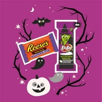 S i komplet Kat®, mliječna čokolada i močvarni aromatizirani asortiman za užinu bombona, Halloween, Oz, vrećica za raznolikost