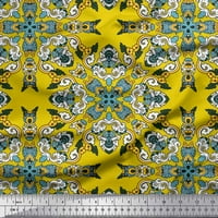 Pločice od rajonske tkanine, Marokanski dekor, tiskana tkanina širine dvorišta