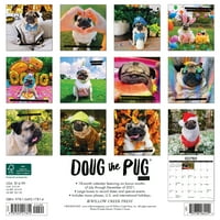 Willow Creek Press Doug kalendar zida Pug