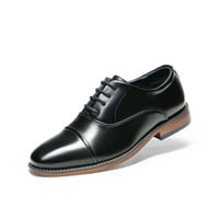 Klasične modne oksfordske Cipele za dječake na vezanje u crnoj boji 92328 u crnoj boji, Veličina 1