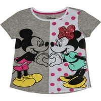 Disney Minnie Mouse & Mickey Mouse Love uvijek grafička majica za šljokicu