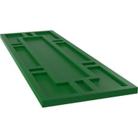 Ekena Millwork 18 W 69 H TRUE FIT PVC HASTINGS FIKSNI BOLES TREBA, Viridian Green