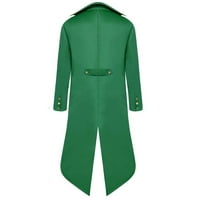 Muški kaput frak jakna gotički ogrtač uniformno odijelo modna gornja odjeća Napomena kupite jednu ili dvije veličine veće