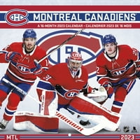 Trendovi International NHL Montreal Canadiens Mini Wall Calendar & Pushpins
