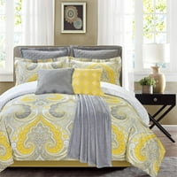 Luksuzni dom, 8-komad Fall River Comforter set, Mimosa