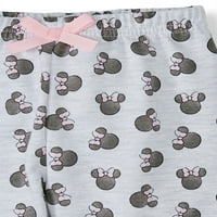 Disney Minnie Mouse Baby Girl Varsity jakna, Jersey Tee i Jogger, Outfit Set