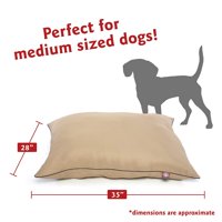 A. M. jednobojni krevet za pse za pse koji se može prati u perilici kaki srednje boje 28 35 7