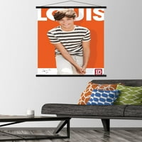 One Direction - Zidni plakat Louis Tomlinson s drvenim magnetskim okvirom, 22.375 34