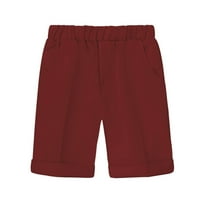 Kratke hlače za dječake školske uniforme s podesivim strukom Ležerne ljetne hlače za dječake na svjetlu