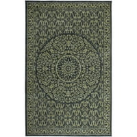 Mohawk Home prizmatična matilda siva tradicionalna ukrasna orijentalna preciznost tiskana prostirka, 10'x14 ', siva