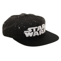 Zvjezdani ratovi Black Galaxy Sublimirani Snapback Hat s HD Star Wars Empoidery i Flat Bill