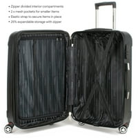 Miami nosi domet bariloche prtljage, srednje veličine, crna