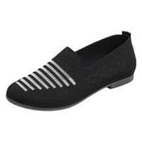 Nove cipele od tkanine ljetne ženske cipele prozračne ženske Ležerne ravne cipele s mekim potplatom Mama cipele crne