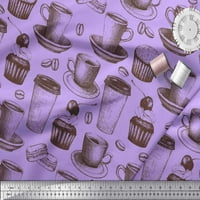 Tkanina od pamučnog vela u obliku jarde za ukrašavanje Cupcakesa, čaša i šalica