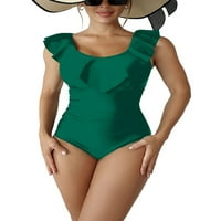 ; Ženski jednodijelni kupaći kostim zaštita od sunca odjeća za plažu zaštita od osipa bežični kupaći kostimi za surfanje bez rukava