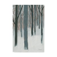 Likovna umjetnost s potpisom Meka zimska šuma na platnu Catherine Lovell