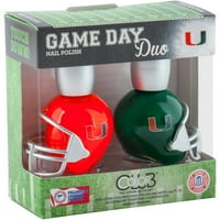Miami Hurricanes NCAA Day Day Duo lak za nokte
