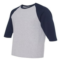 2-Muške majice za Bejzbol s rukavima od raglana, do veličine 3 inča - NJ