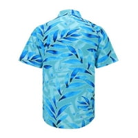 Muške košulje Muška moda proljeće ljeto Ležerne košulje kratkih rukava s odbijenim ovratnikom s printom Gornja bluza havajska košulja