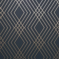 Fini dekor Shard mornarice Trellis neobrijana tapeta papira, 20,5-inča od 33 stopa, 56. Sq. Ft
