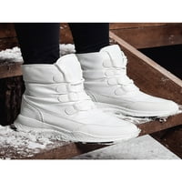 Ženske Ležerne zimske čizme bez zatvaranja za hladno vrijeme ženske radne lagane cipele s okruglim nožnim prstima neklizajuća Plišana