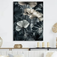 Art design Tropical ginkgo lišće cvjetni listovi na metalnom zidu. širok. visok